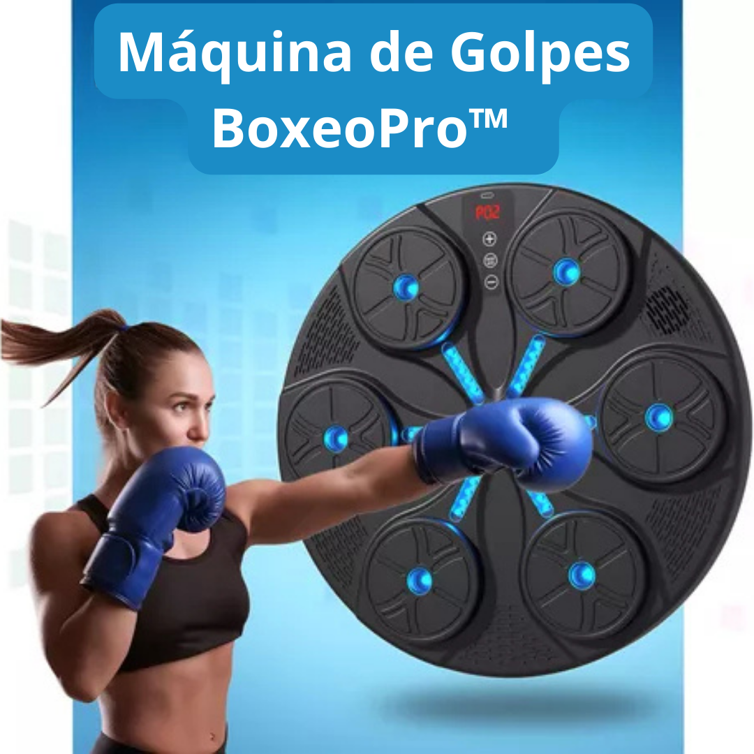 BoxeoPro™ Máquina de Golpes + Guantes Gratis