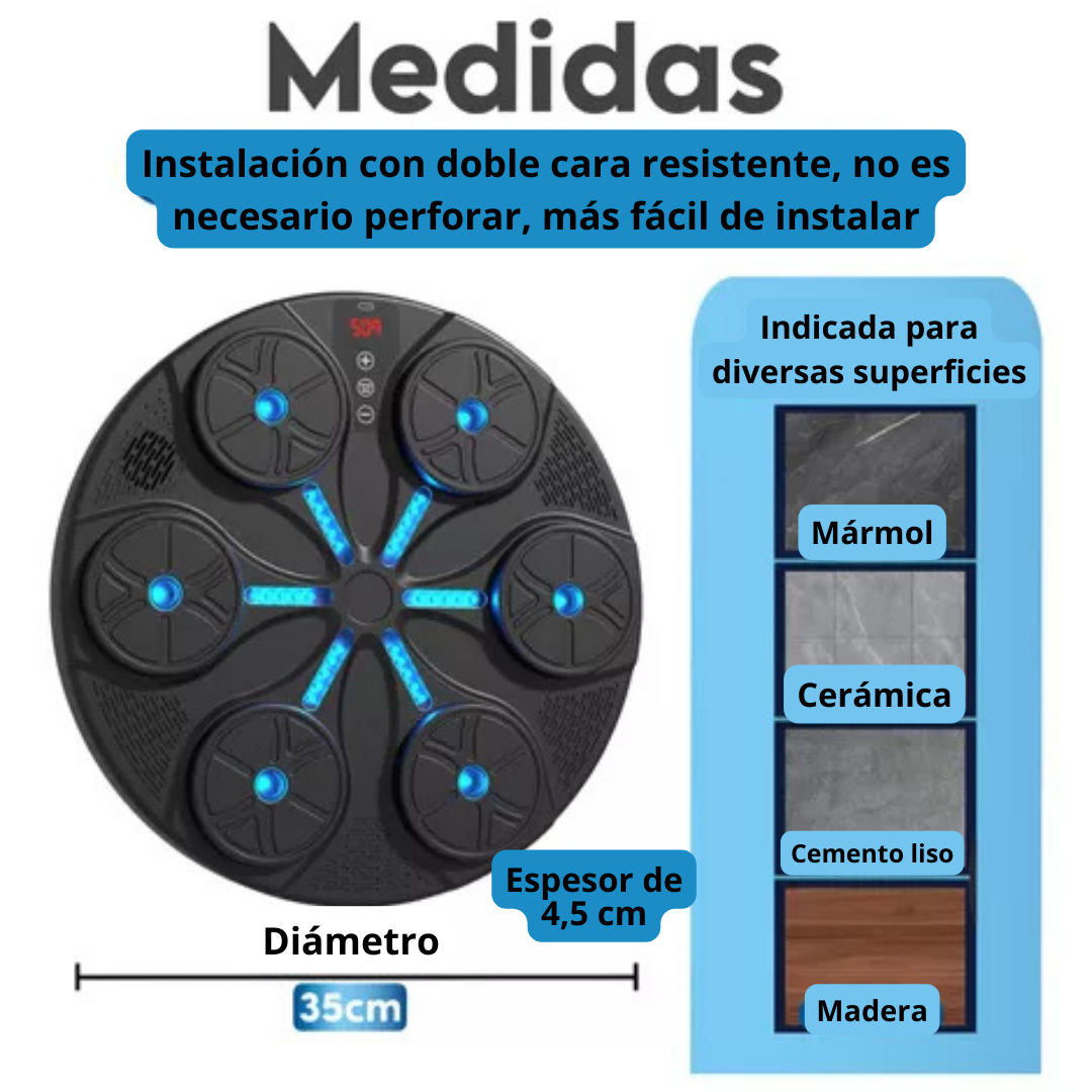 BoxeoPro™ Máquina de Golpes + Guantes Gratis